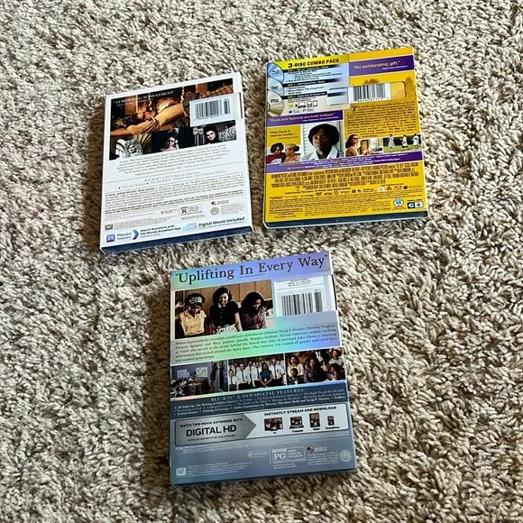 BNWT 3-pack best picture/best seller Blu-ray/DVD/Digital movie collection - Picture 5 of 5